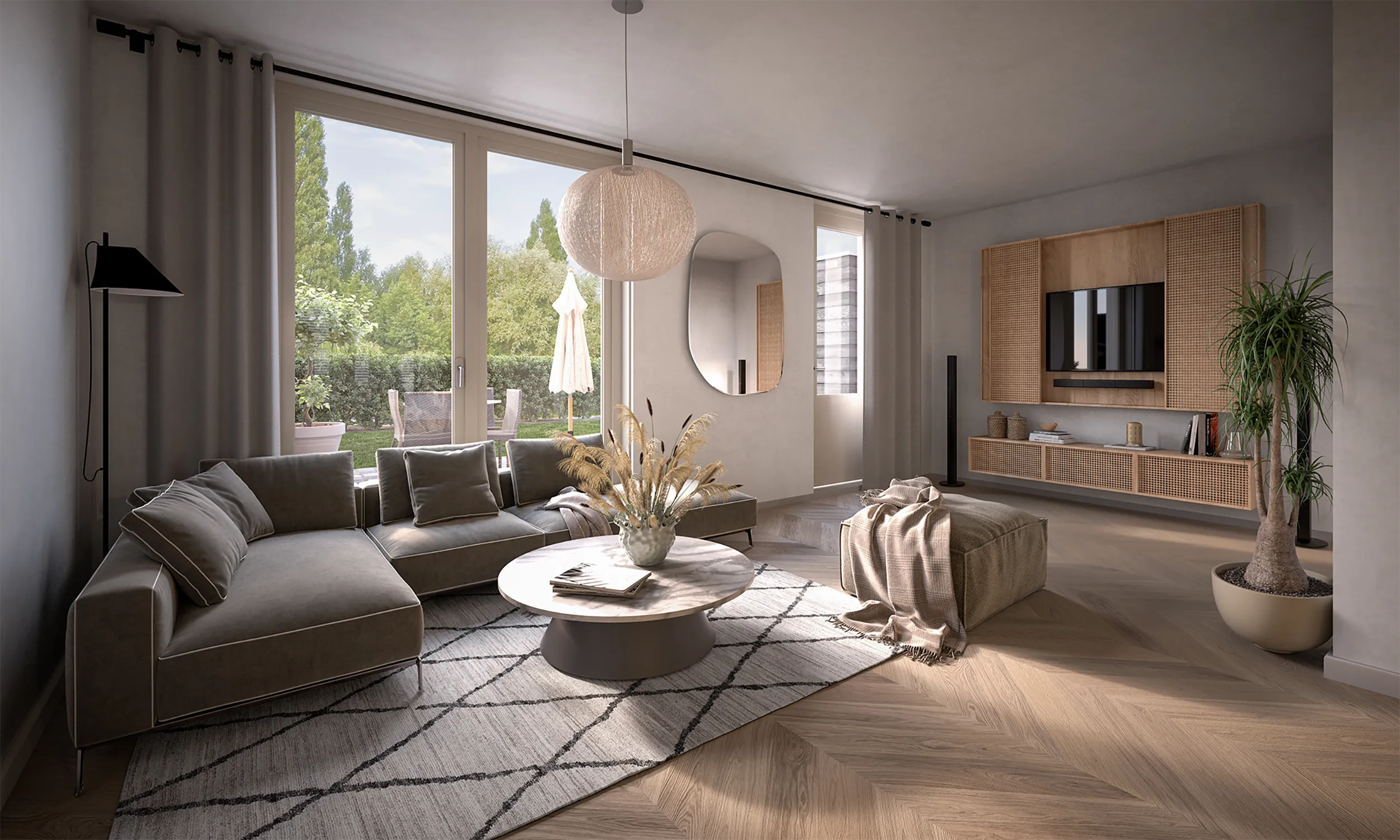 Interieur Tweekappers Woonkamer LR Backbone visuals and concepts-2500px